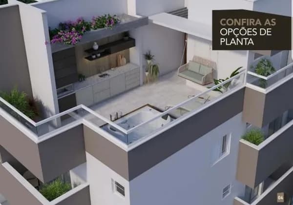 Cobertura com 2 quartos à venda no Bairro Santa Mônica - Uberlândia/MG