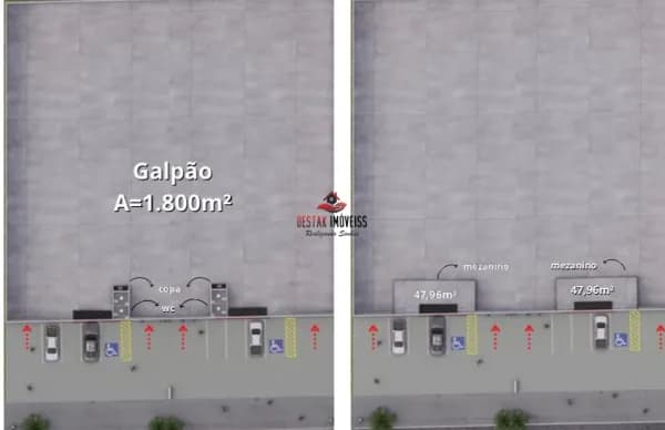 Galpão à venda, no Bairro Laranjeiras - Uberlândia/MG