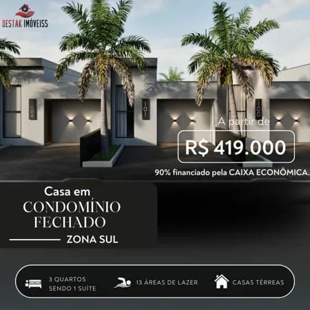 Casa com 3 quartos à venda, no Loteamento EcoPark - Uberlândia/MG