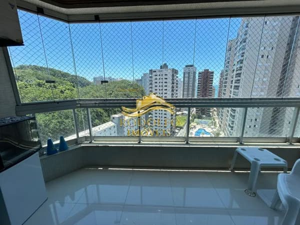 Guarujá-SP Apartamento Praia das Astúrias 110m² 3 Suítes 1 Vaga Varanda Ar-condicionado Piscina Academia