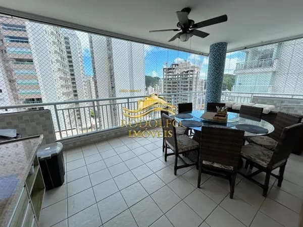 Guarujá-SP Praia das Astúrias 3 Dormitórios 121m² 2 Vagas Vista Mar Varanda Lazer de Clube