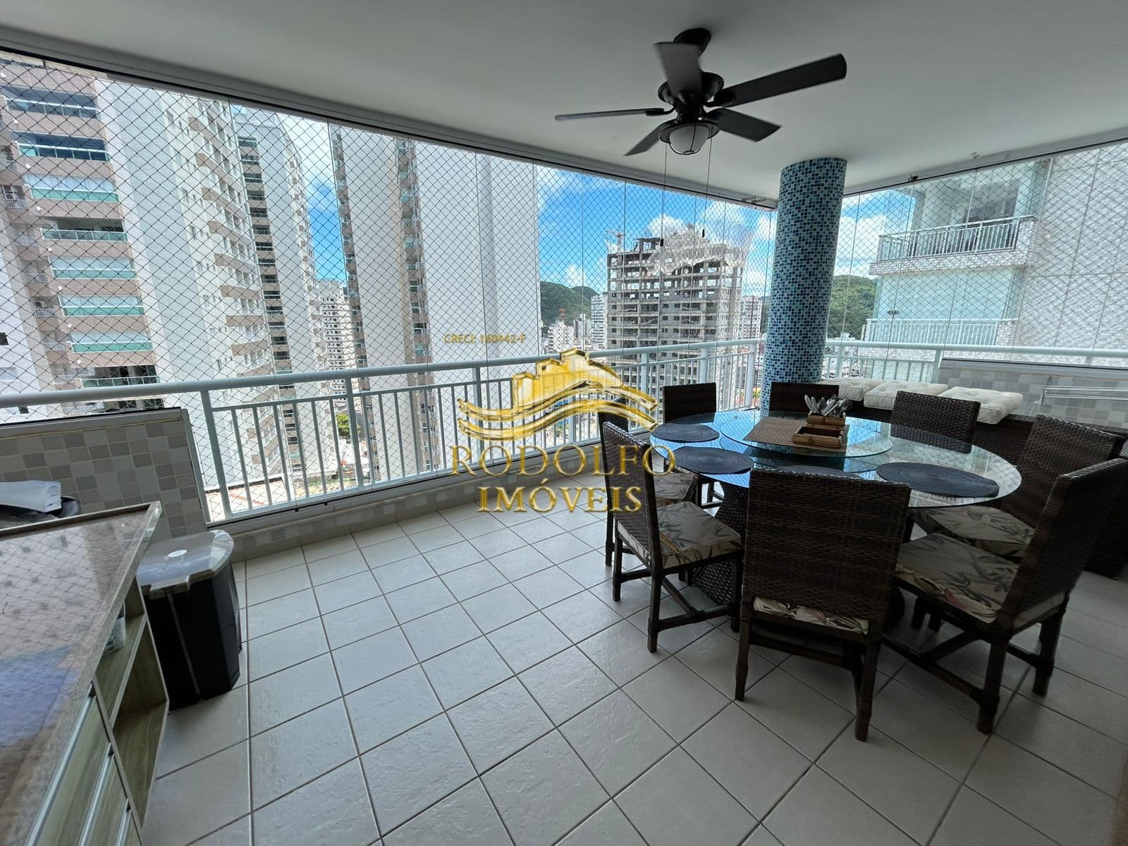 Guarujá-SP Praia das Astúrias 3 Dormitórios 121m² 2 Vagas Vista Mar Varanda Lazer de Clube