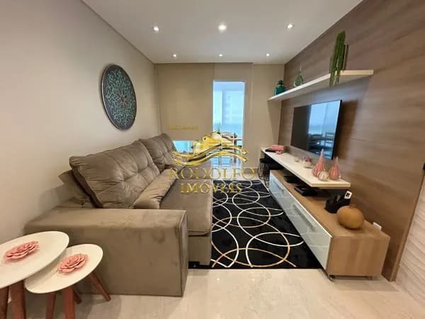 Guarujá-SP Praia das Astúrias 2 Dormitórios 97m² 2 Vagas Ar-condicionado Varanda Gourmet Lazer de Clube