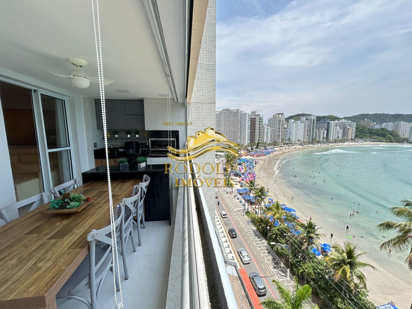 Guarujá-SP Praia das Astúrias Vista Mar 3 Dormitórios 130m² 2 Vagas Varanda Gourmet Piscina Academia