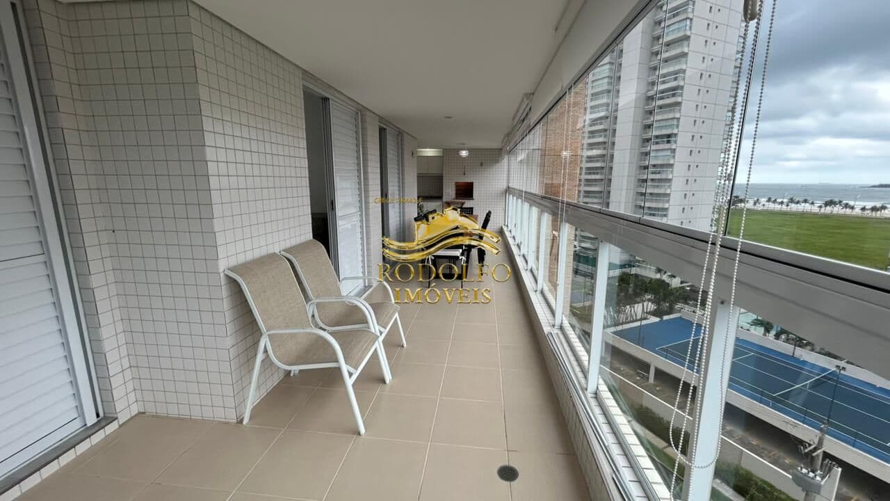 Guarujá-SP Praia da Enseada 124m² 3 Dormitórios 2 Vagas Varanda Gourmet Ar-condicionado Lazer Completo Vista Mar