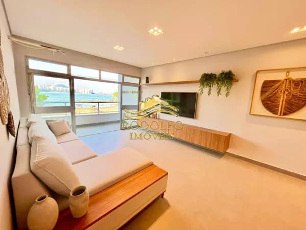 Guarujá-SP Praia das Astúrias 3 Dormitórios 150m² 1 Vaga Vista Mar Serviço de Praia