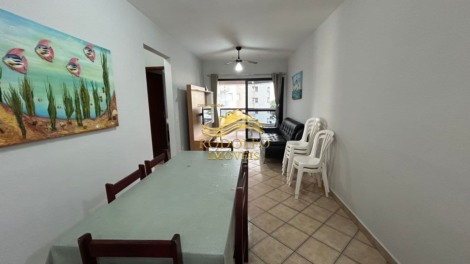 Guarujá-SP Praia das Astúrias 2 Dormitórios 75m² 2 Vagas Vista Mar Ar-condicionado Sacada