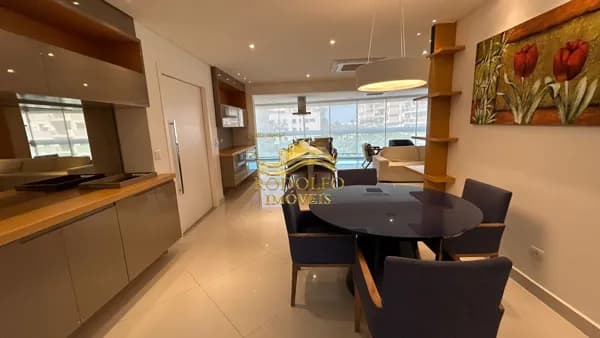 Guarujá-SP Praia da Enseada 3 Suítes 150m² Varanda Gourmet Vista Mar Lazer Completo Ar-condicionado