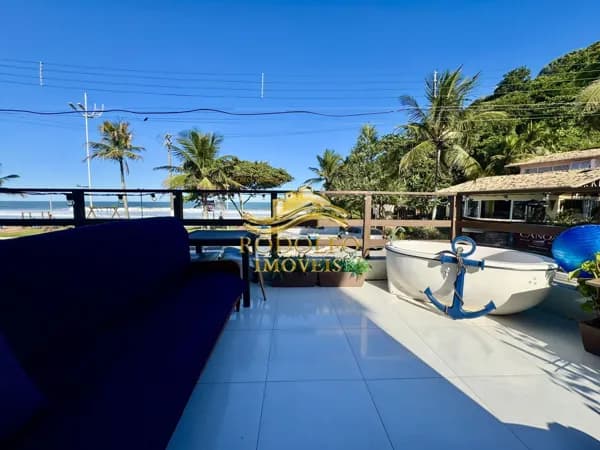 Guarujá-SP Duplex Vista Frontal Praia do Tombo 2 Suítes 58,18m² 2 Vagas Ar-condicionado