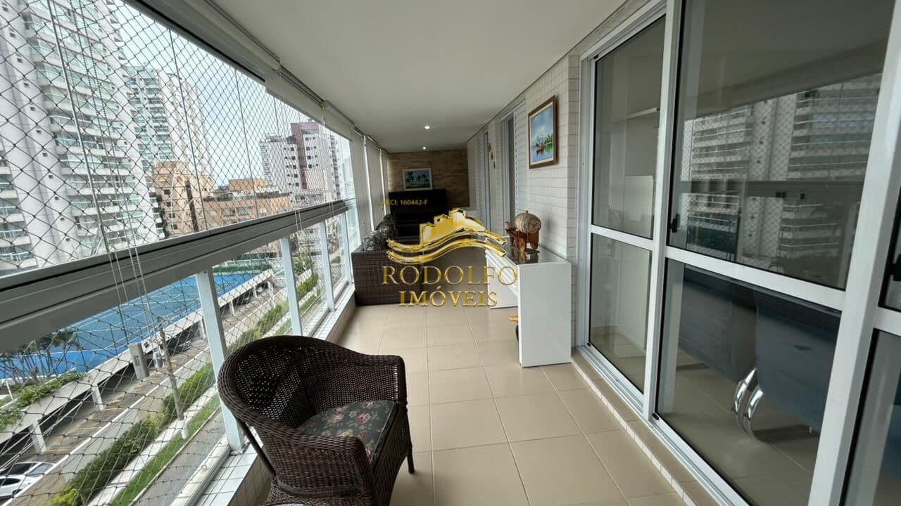 Guarujá-SP Praia da Enseada 124m² 3 Dormitórios 2 Vagas Varanda Gourmet Ar-condicionado Lazer Completo Vista Mar