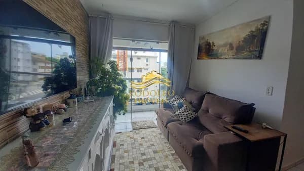 Guarujá-SP Praia do Tombo 2 Dormitórios 66m² 1 Vaga Ar-condicionado Varanda