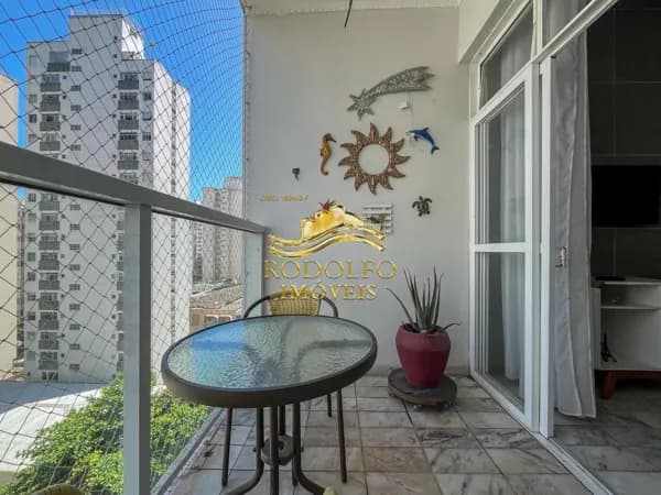 Guarujá-SP Praia das Pitangueiras 2 Dormitórios 1 Vaga 80m² Sacada Vista Mar