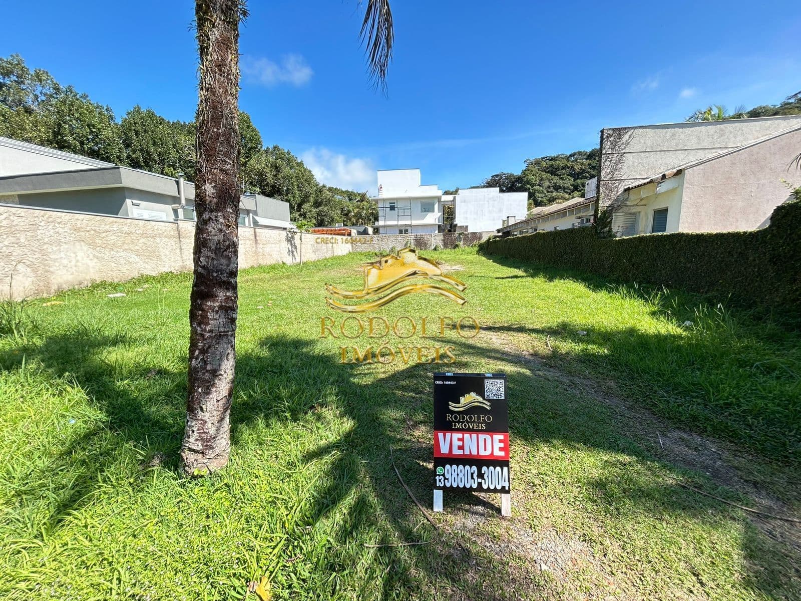 Guarujá-SP Terreno no Jardim Pernambuco I 504,24m² Aterrado e Murado