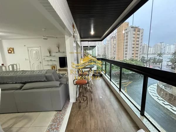Guarujá-SP Praia das Astúrias Vista Mar 3 Dormitórios 122m² 1 Vaga Churrasqueira Salão de Festas e Jogos