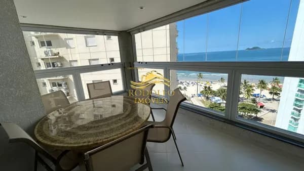 Guarujá-SP Praia das Pitangueiras Vista Mar 3 Dormitórios 115m² 2 Vagas Lazer Completo