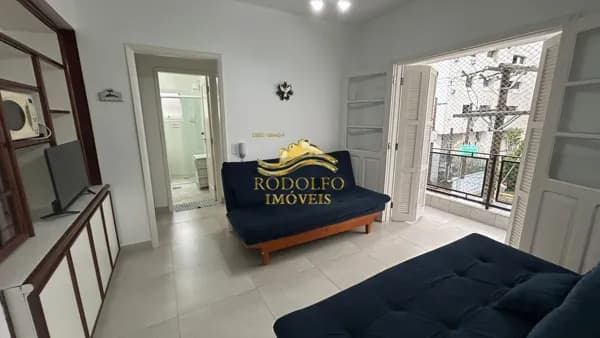 Guarujá-SP Praia das Astúrias 1 Dormitório 50m² 1 Vaga Sacada