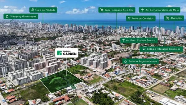 Apartamento em Candeias, Jaboatão dos Guararapes/PE
