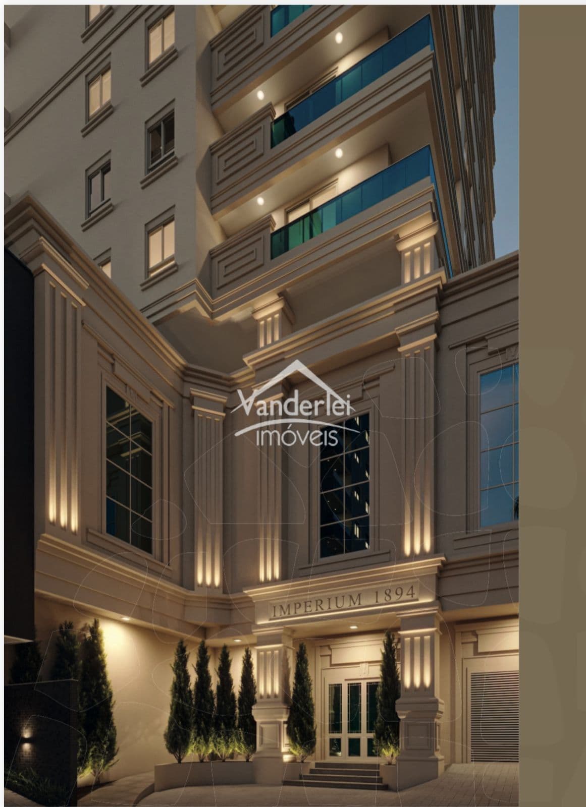 Apartamento Imperium 1894 com 02 quartos, sendo 01 suite no Bairro Centro em Palhoça - SC