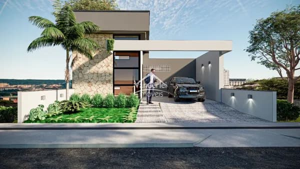 Casa no Loteamento Bela Vista com 03 quartos, sendo 01 suíte no bairro Bela Vista em Palhoça - SC