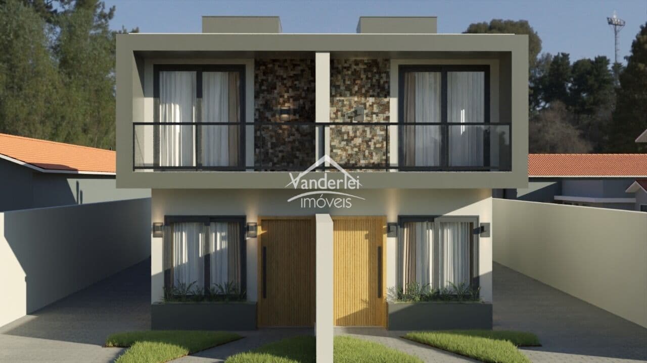 Sobrado Residencial Petúnia no Lot Nova Palhoça Alto Padrão