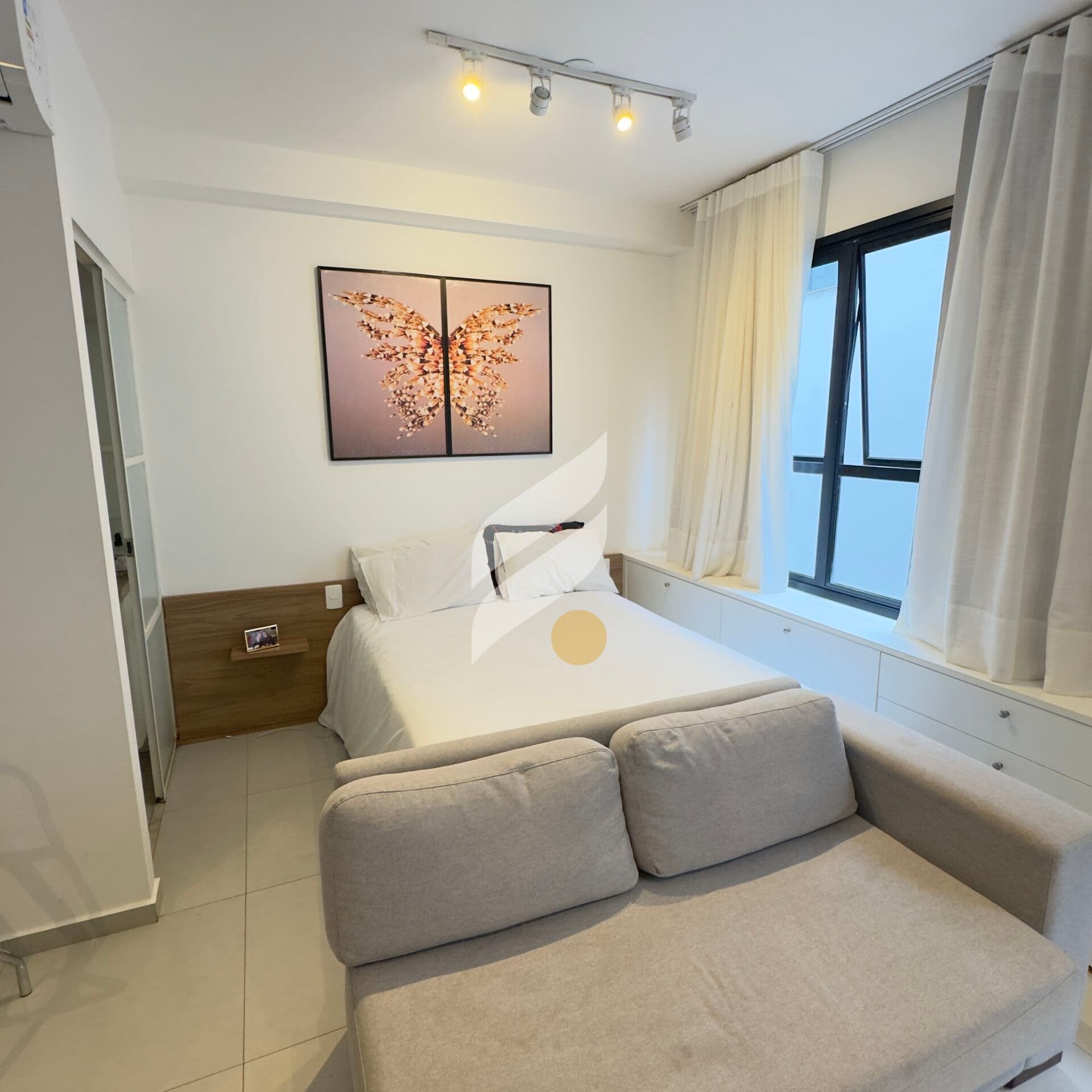 Apartamento Studio Blend Coliving - 28m² - Mobiliado - Ideal para locação e Airbnb