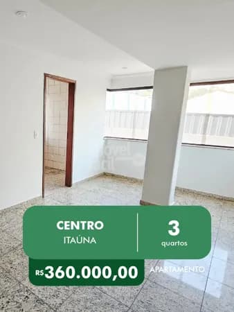 Apartamento no Centro de Itaúna-MG.