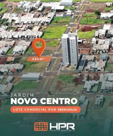 Terreno Lote em Jardim Novo Centro, Campo Mourão/PR