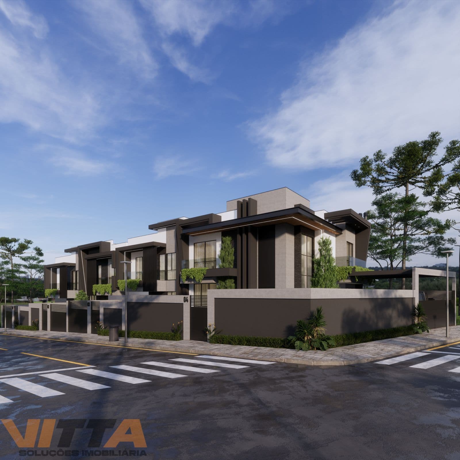 Sobrados à venda no Centro - 122 a 178 m² 3 dorms. com suíte