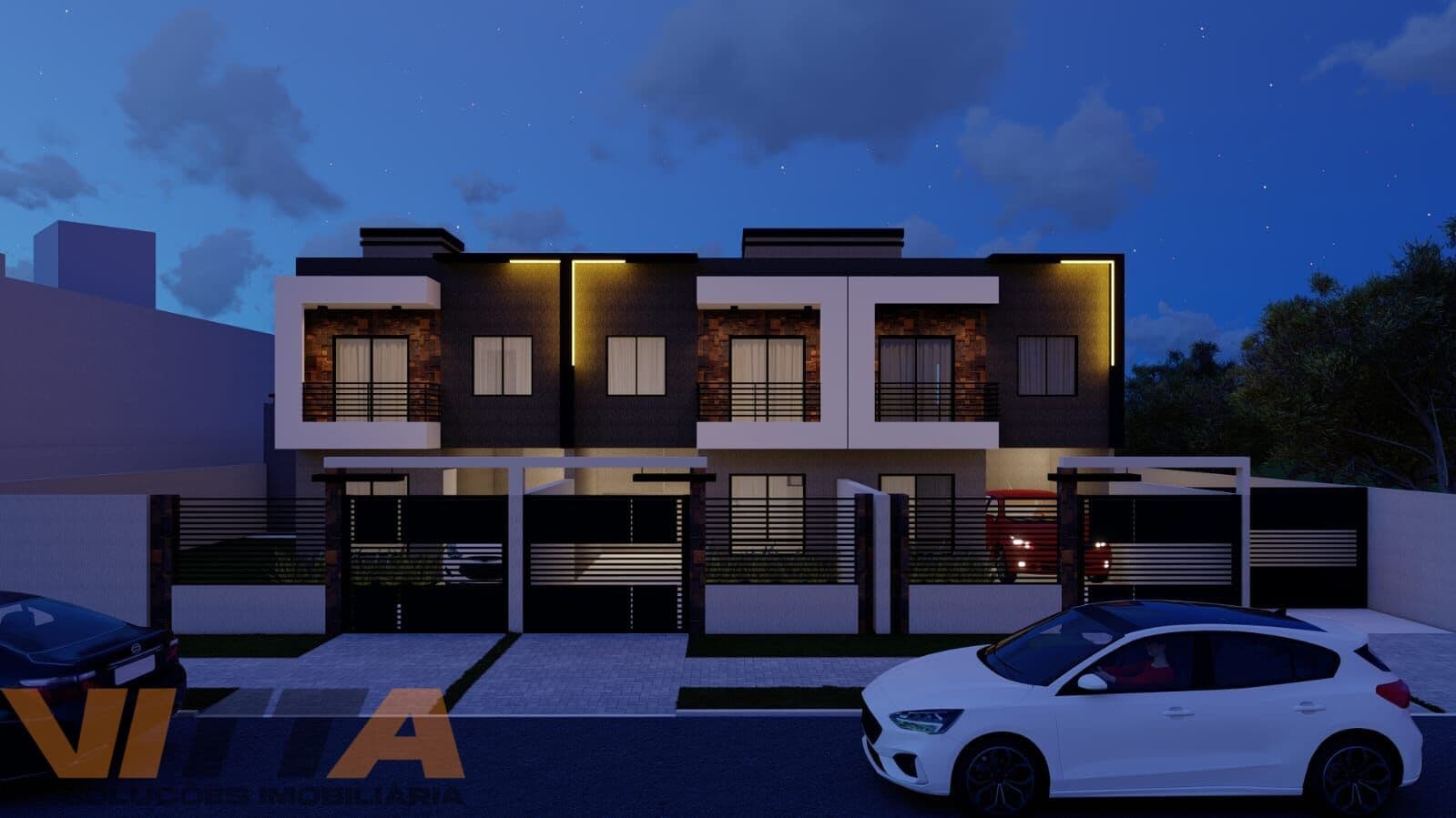 Sobrados à venda no Xaxim com 82 m², 3 dorms com suíte. R$ 600.000,00