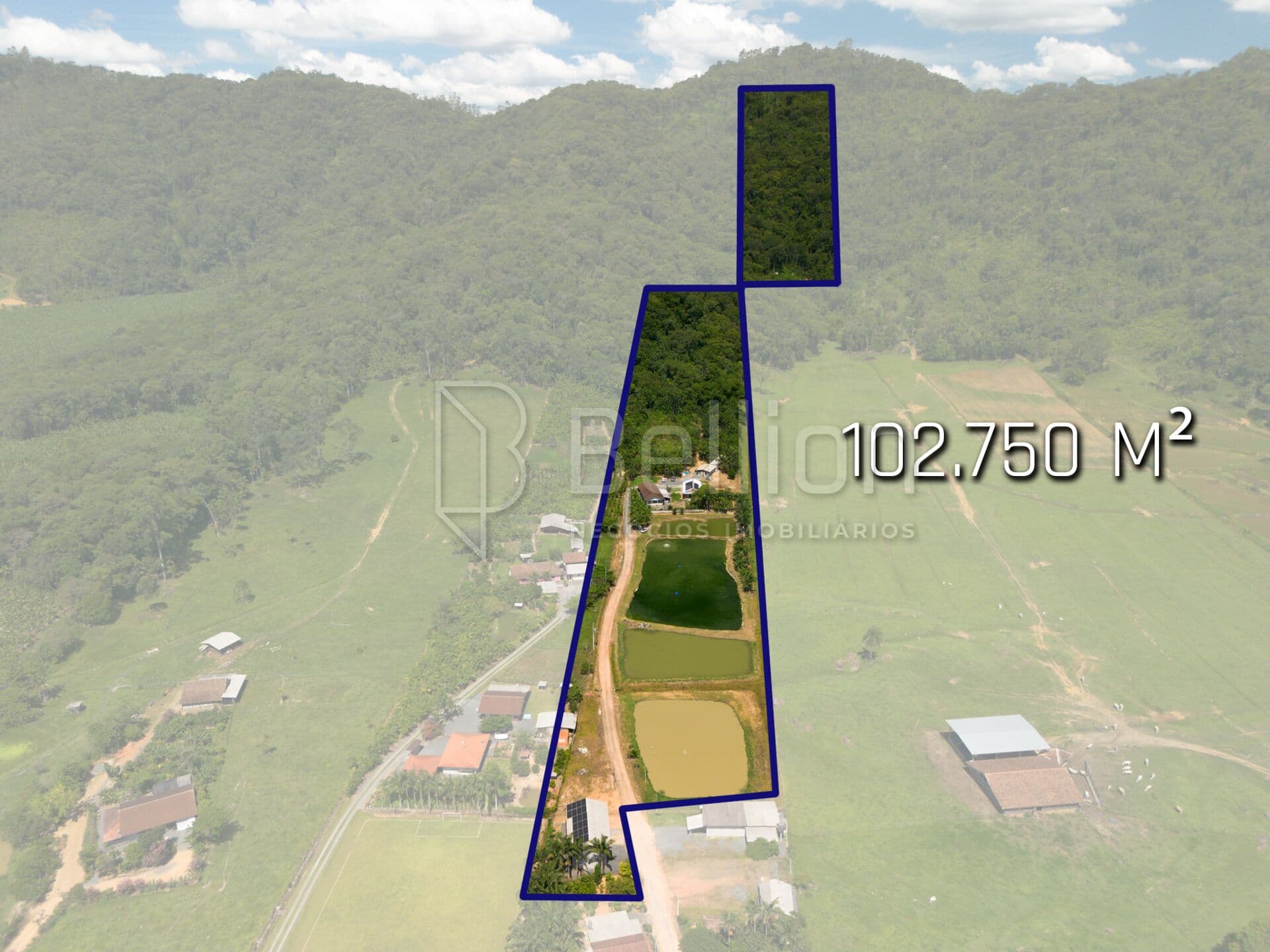 Propriedade com ampla área e estrutura completa na Estrada do Pomerano - Rio Dos Cedros
