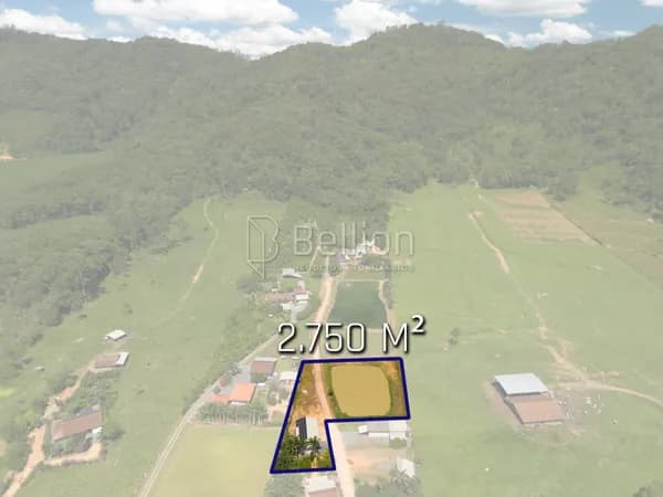 Terreno com 2.750 m² e imóveis com renda na Estrada do Pomerano – Rio dos Cedros