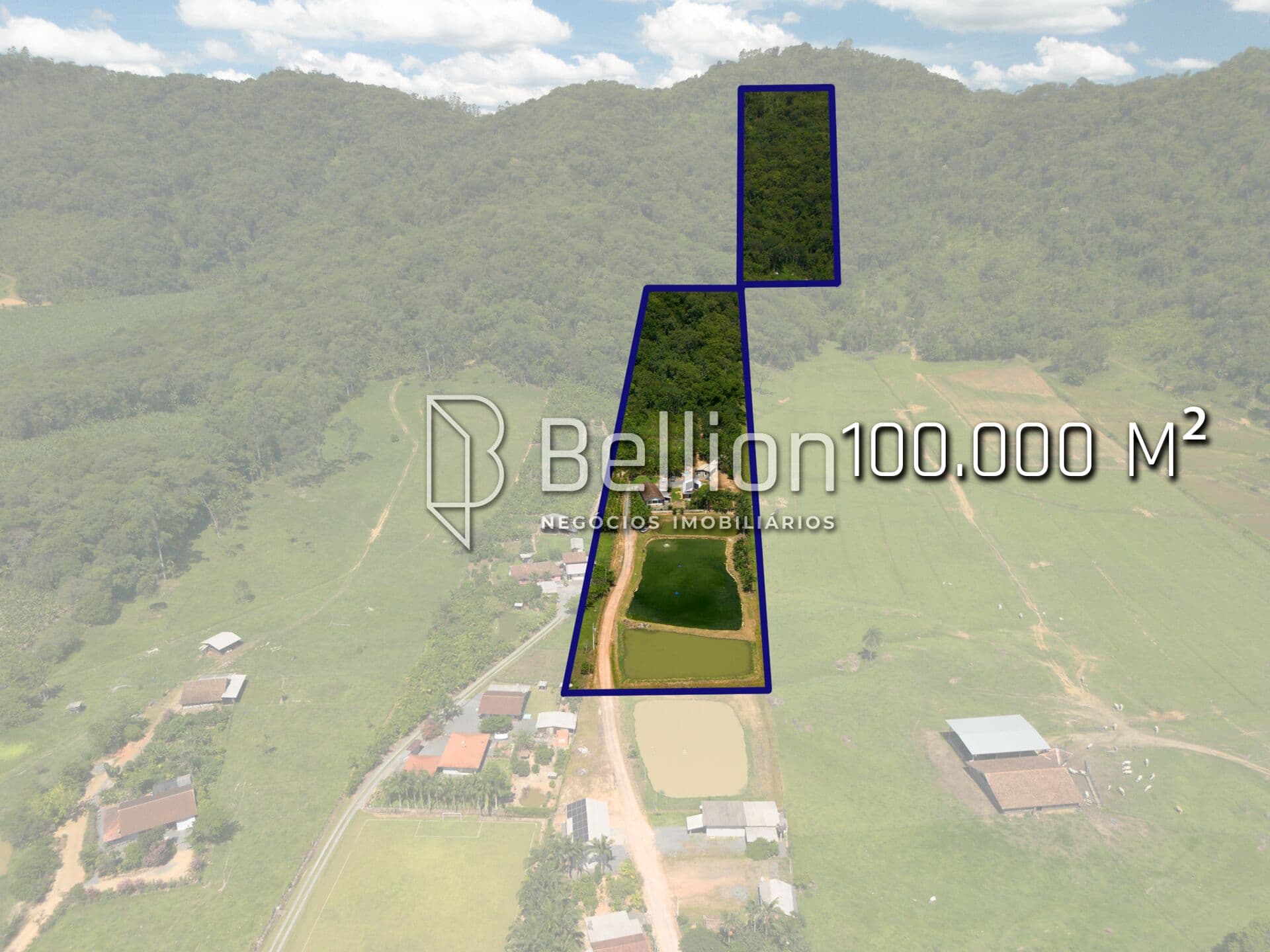 Propriedade com 100.000 m² na Estrada do Pomerano – Rio dos Cedros