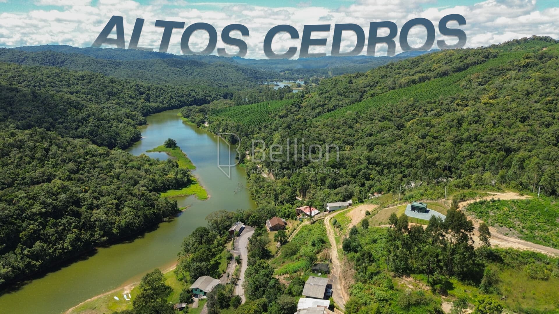 Terreno com vista da represa em Rio dos cedros - Bairro alto cedros