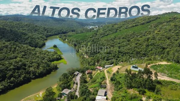 Terreno com vista da represa em Rio dos cedros - Bairro alto cedros