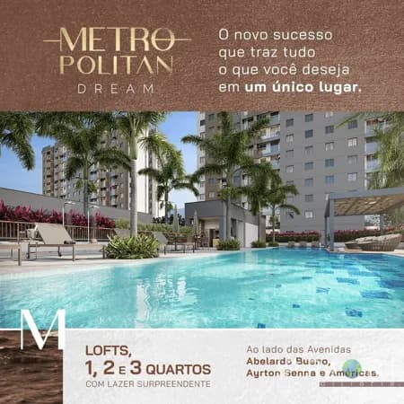 Lançamento Metropolitan Dream 2 ou 3 quartos
