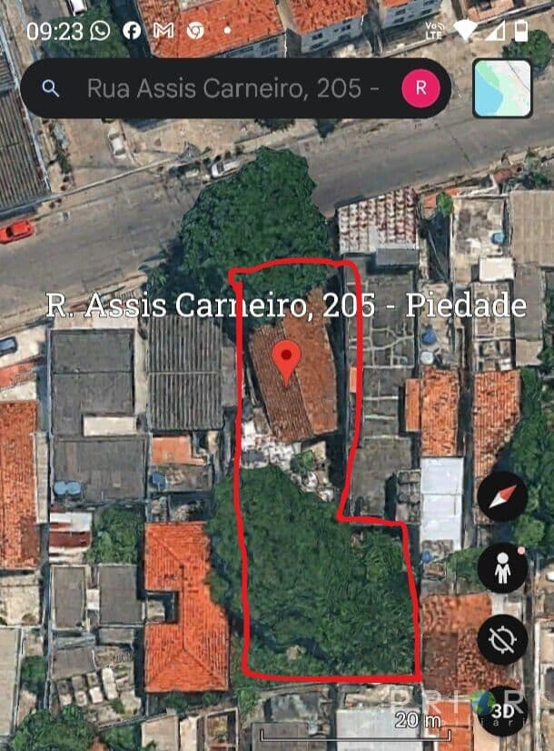 Terreno à venda em Piedade – 720 m²