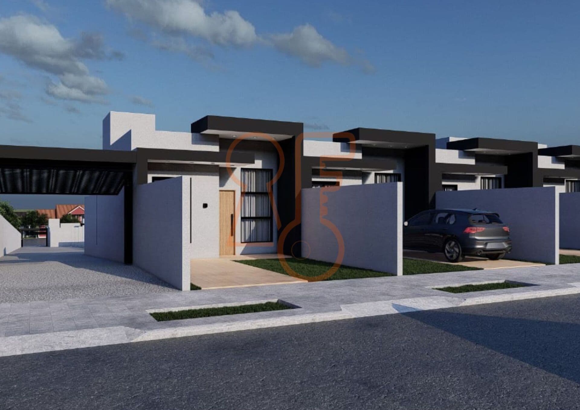 Casa com 2 quartos a venda no bairro Florais do Paraná, Cascavel - PR