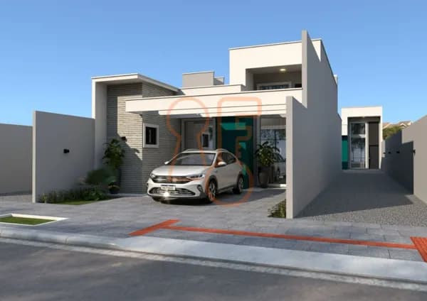 Casa a venda com 1 suite e 2 quartos no bairro Períolo, Cascavel - PR