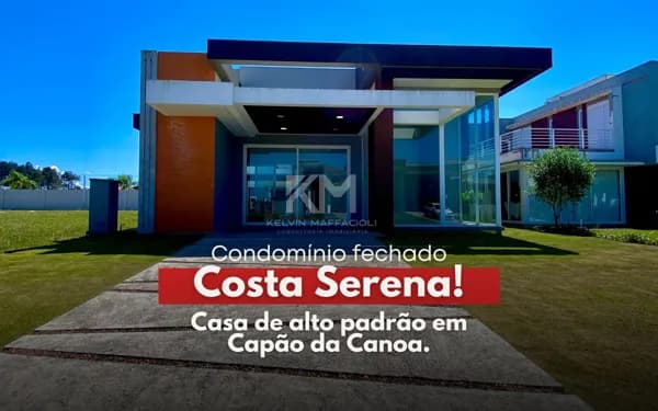 CASA EM CONDOMÍNIO FECHADO EM CAPÃO DA CANOA - COSTA SERENA