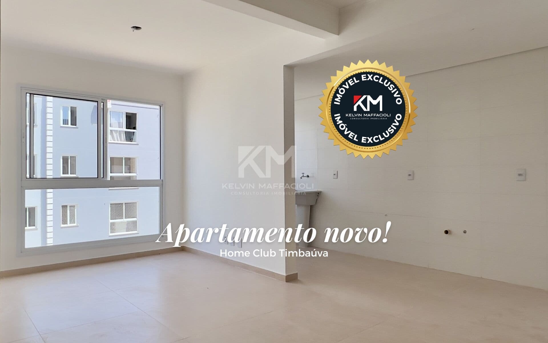 EXCLUSIVIDADE KM | APARTAMENTO NOVO NO HOME CLUBE TIMBAÚVA