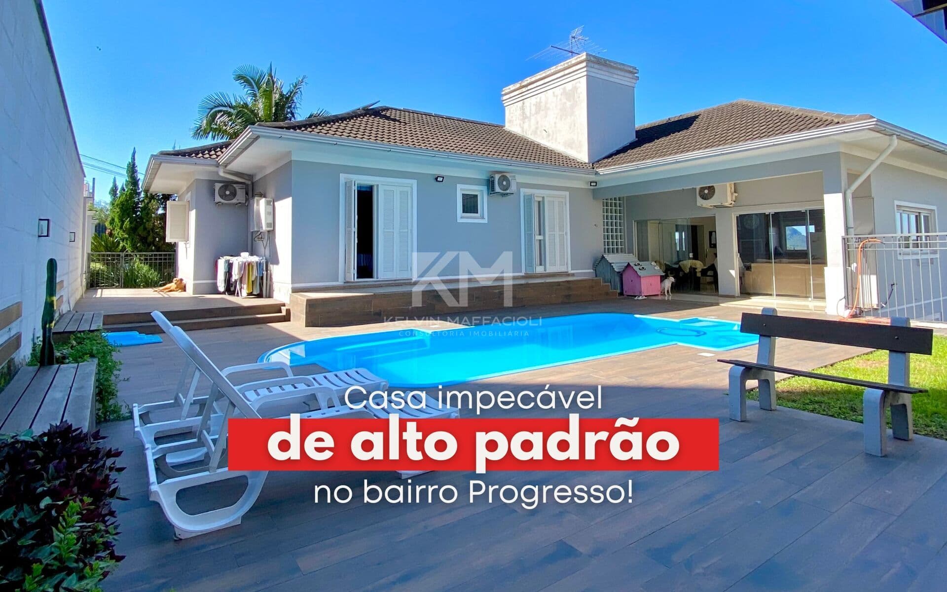 CASA DE ALTO PADRÃO NO BAIRRO PROGRESSO