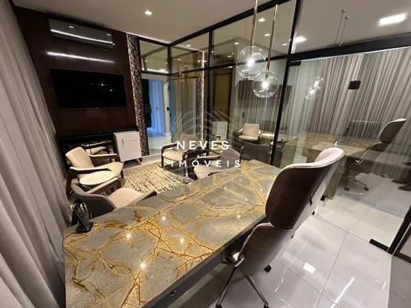 SALA COMERCIAL FINAMENTE MOBILIADA COM VAGA PRIVATIVA