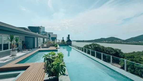 Apartamento Garden com vista mar, Florianópolis