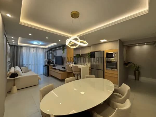 Apartamento de alto padrão à venda na Pedra Branca – 3 dormitórios, totalmente mobiliado, exclusividade e sofisticação