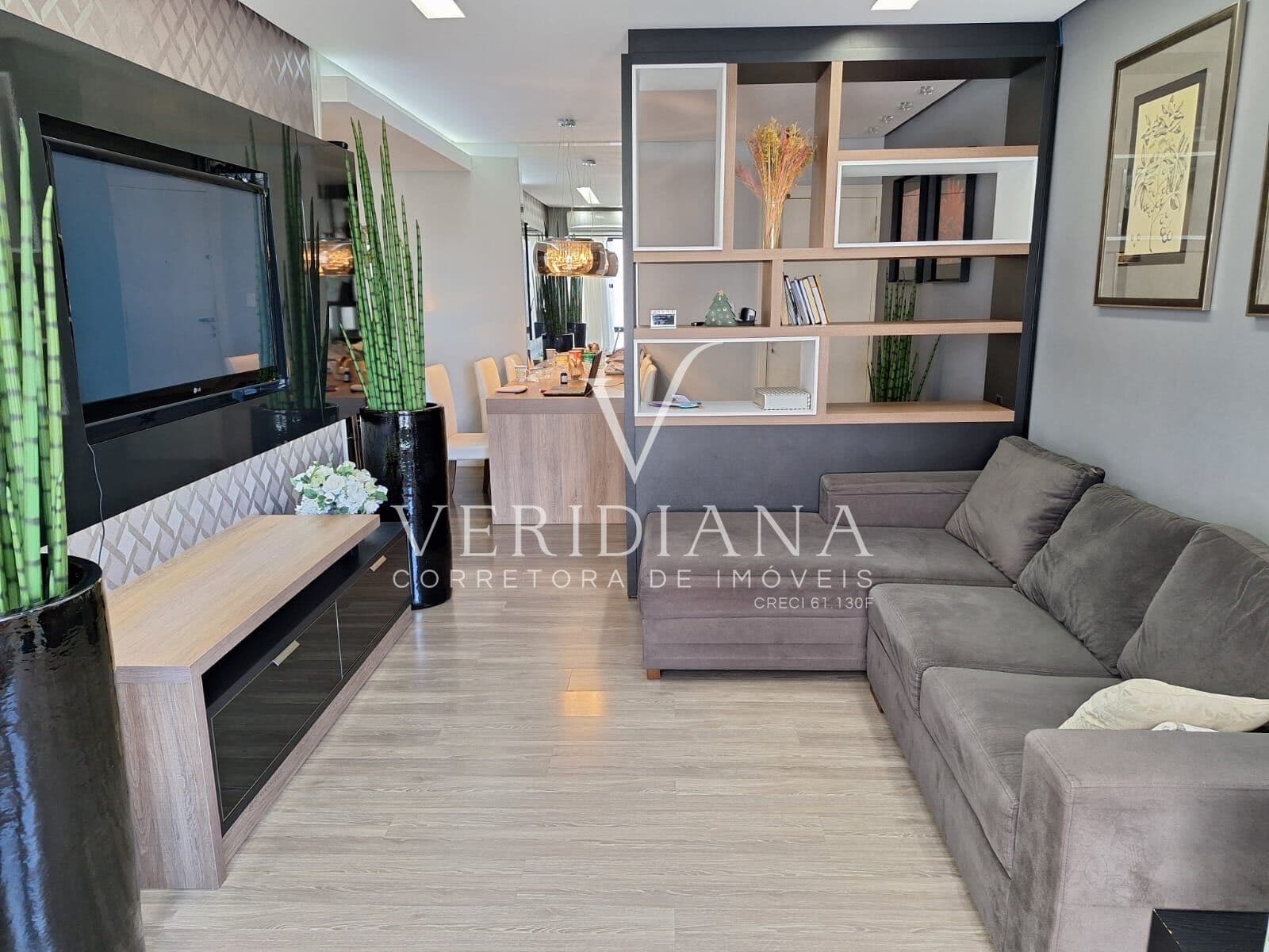 Apartamento totalmente mobiliado com 1 suíte + 2 quartos no Centro - Brusque/SC