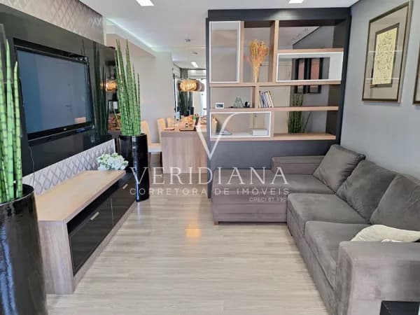Apartamento totalmente mobiliado com 1 suíte + 2 quartos no Centro - Brusque/SC