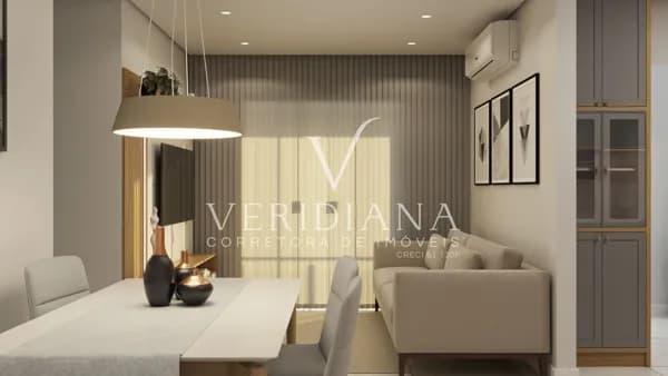 Apartamento com 1 suíte + 1 quarto em Brusque/SC