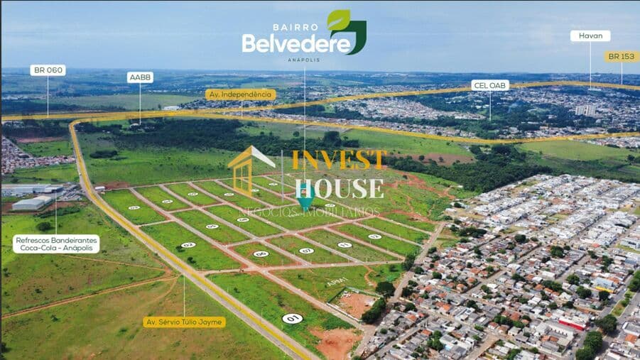 Lotes bairro Belvedere, Anápolis/GO