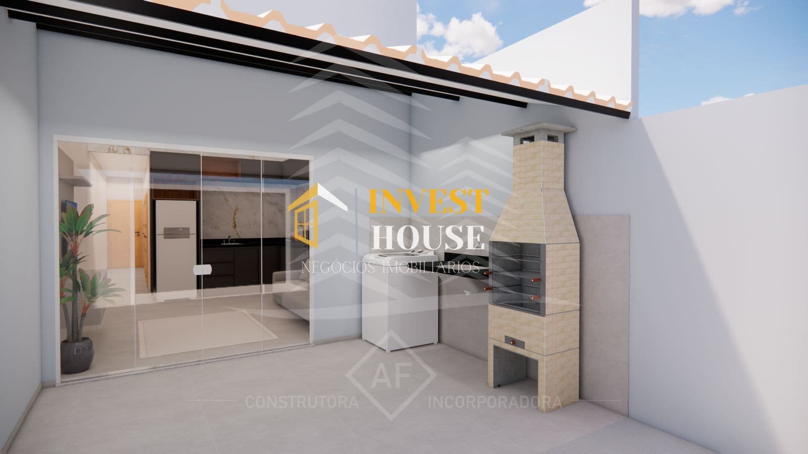 Casa em construção 3/4 1 suíte no Santos Dumont - Anápolis/GO