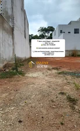 Lote Bairro Setor Sul Jamil Miguel - Anápolis/GO